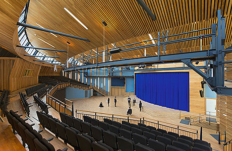 Bespoke roof glazing solution helps to light up stunning auditorium ...