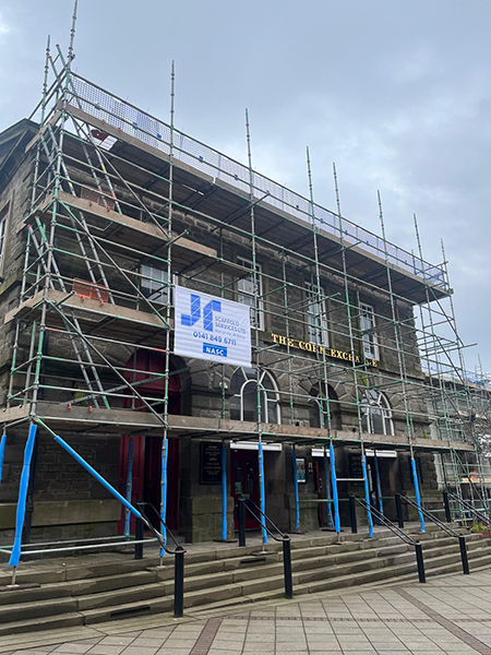 Scaffold business earns its Corn on complex Arbroath project | Project Scotland