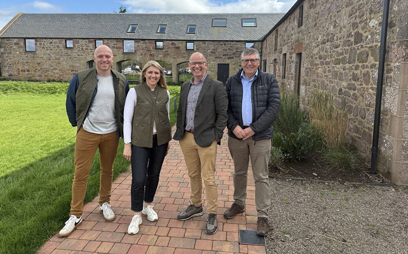 Politicians in Orwell Farm visit