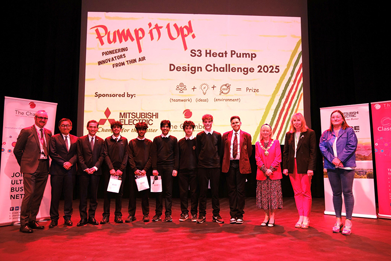 Winners of heat pump schools competition
