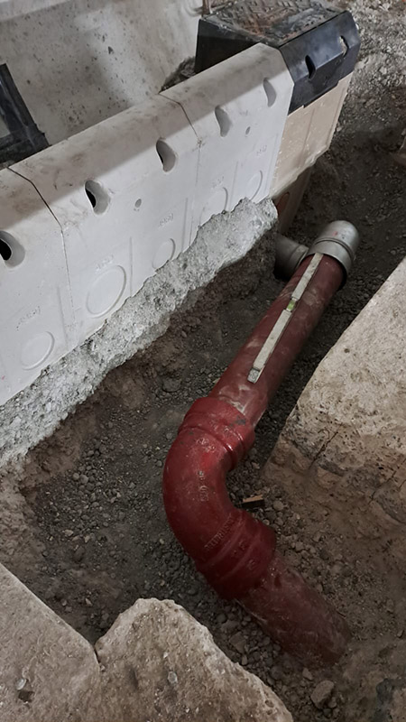 Flame trap system