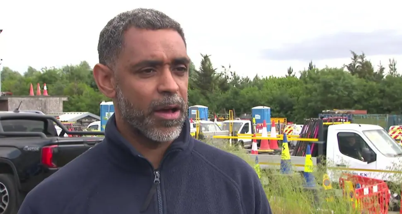 Frazer Trought, an ex offender now employed in Balfour Beatty Living Places' supply chain