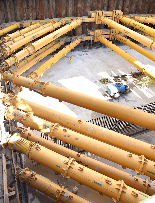 Bunker excavation project in Glasgow