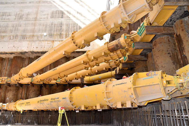 Bunker excavation project in Glasgow