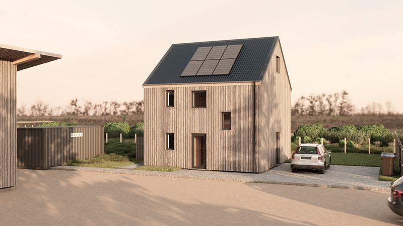 Timber-rich prototype home