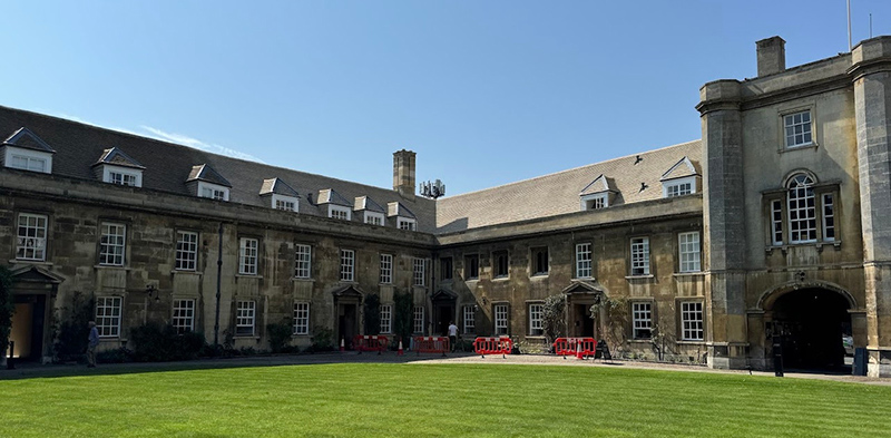 Christ’s College roofing work