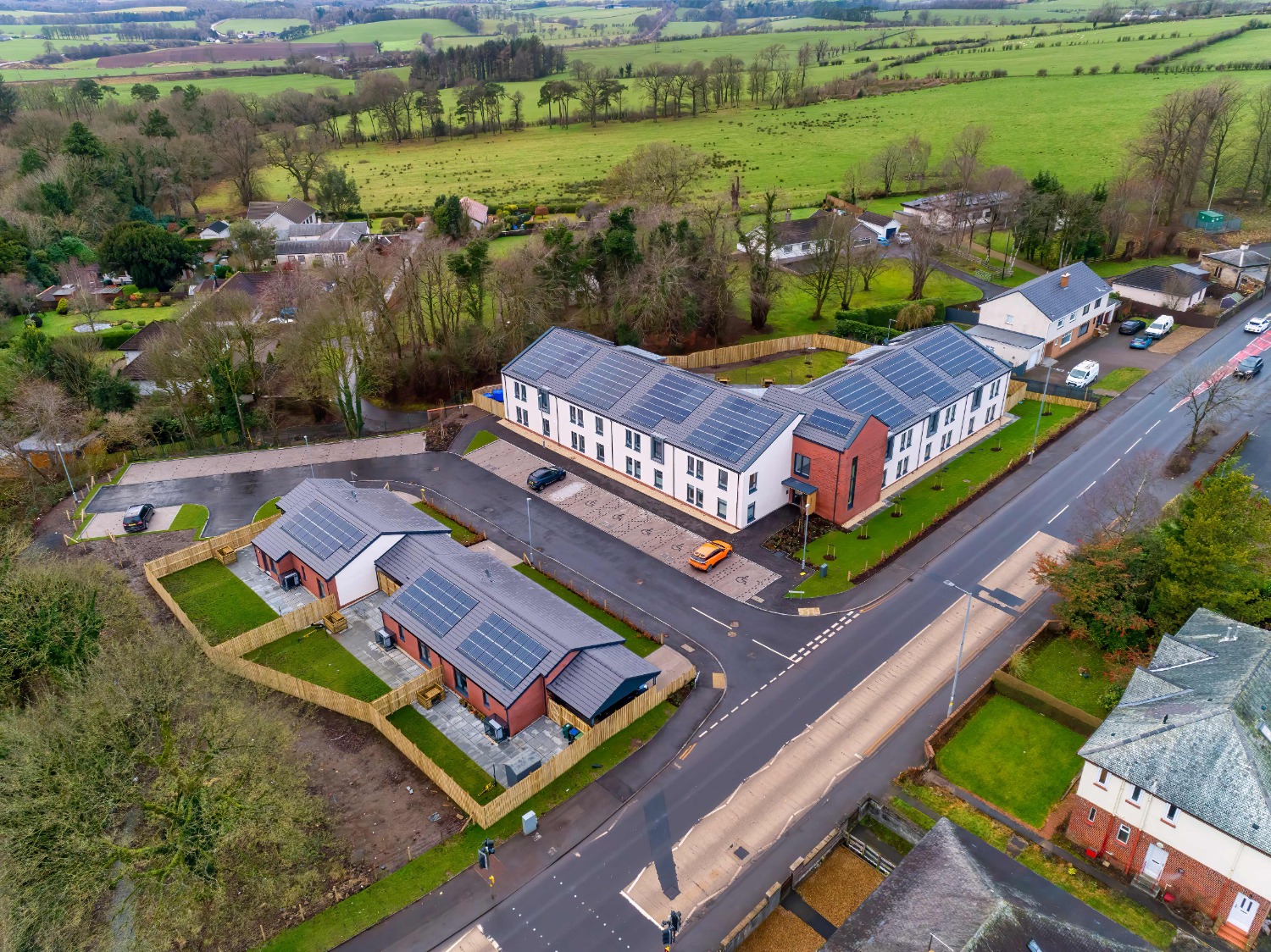 Aerial of council site