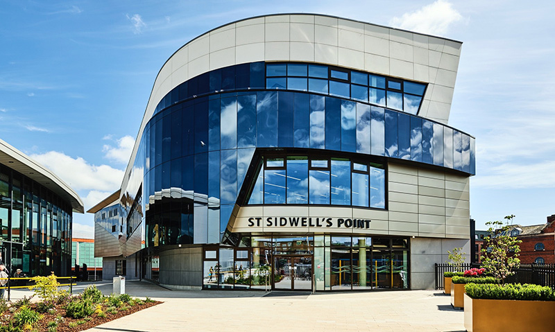 St Sidwell’s Point leisure centre in Exeter