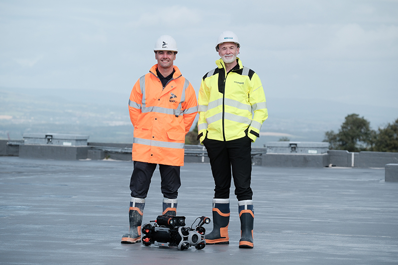Kieran Smith (left) and Mark Brown 