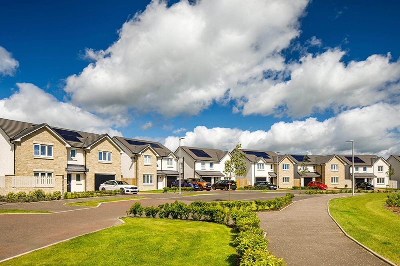 Taylor Wimpey typical streetscene