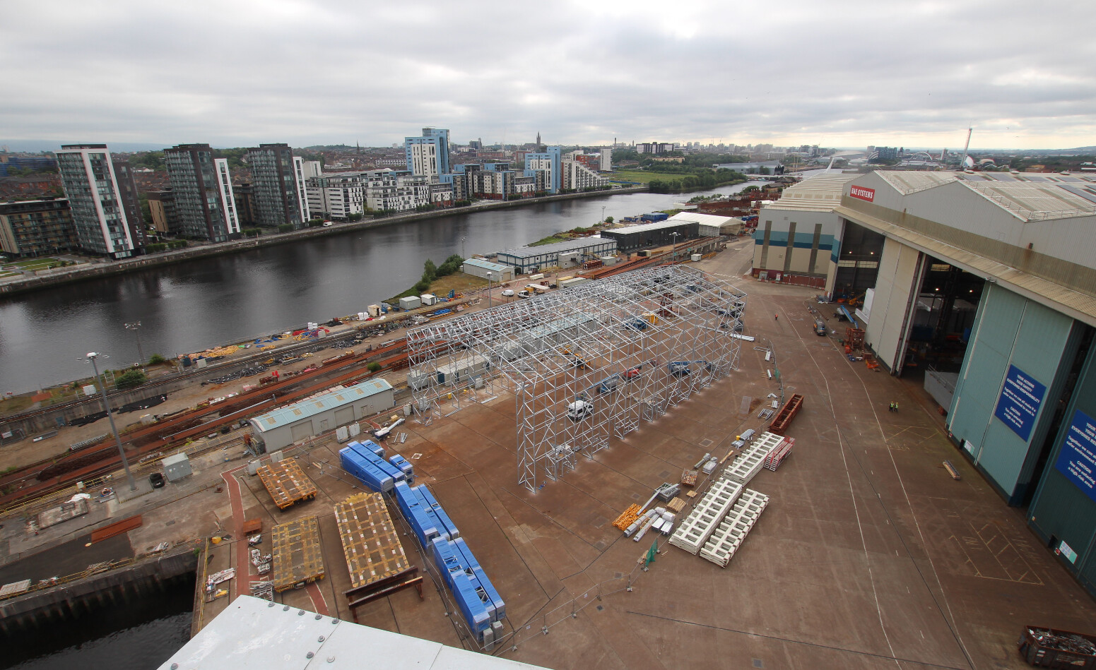 Build of £3.3m BAE Systems facility underway in Glasgow