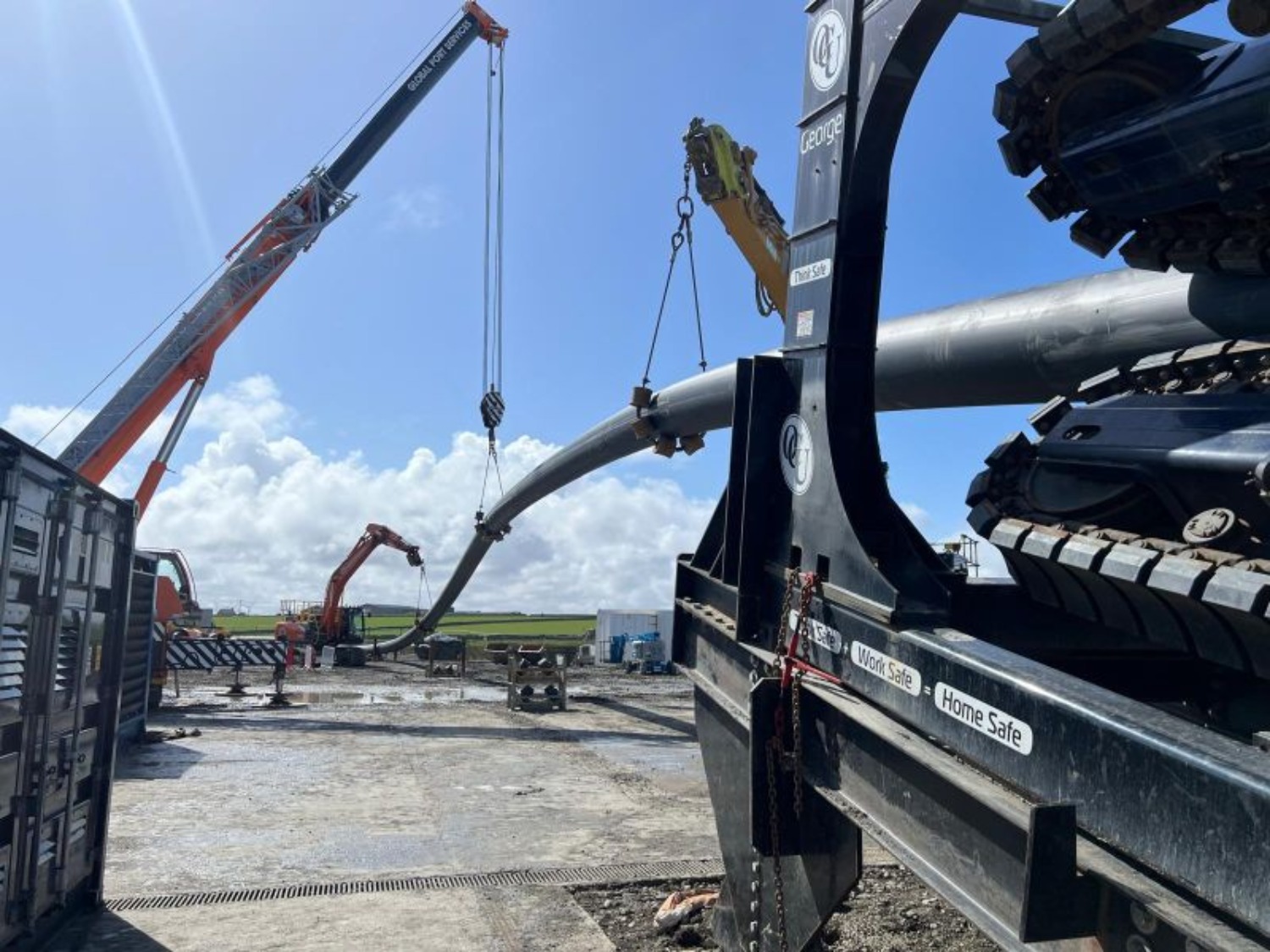 Complex engineering work completed on Orkney link project