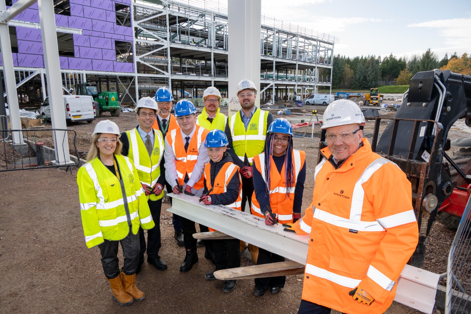 Schoolhouse Project Steel signing marks milestone in £124m Aberdeen school campus build ...